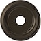 Ekena Millwork Traditional PVC Medallion (Canopies up to 9 1/2"), 16"OD x 3 1/2"ID x 1 3/8"P, Metallic Dark Bronze CMP16TRCDB - alternate 1